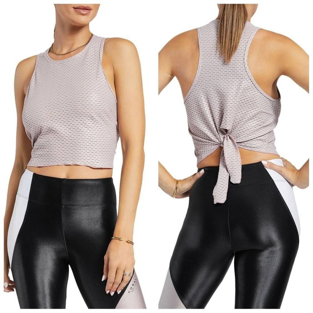 Koral Activewear Women's Raegan Shiny Netz Top Alvarado
